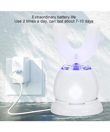 Smart U-Shape Electric Toothbrush for Child and Adult - Brightening Ultrasonic Technology (White) - Buy Online on GoSupps.com