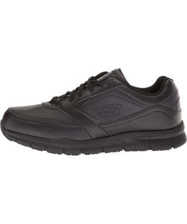 Skechers Women's Nampa-Wyola Food Service Shoe - Size 8, Black Polyurethane - Buy Online on GoSupps.com