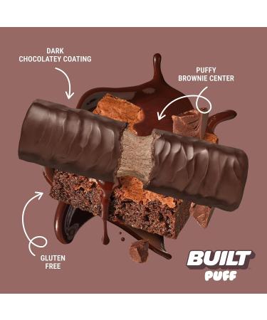 Built Bar Puff Protein Bars - Brownie Batter Puff - 12 Count - Buy Online on GoSupps.com