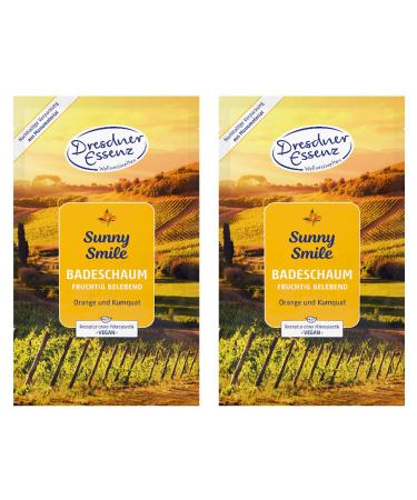 Pack of 2 Dresdner Essenz Bath Care Sunny Smile 2 x 60 g Bath additive vegan