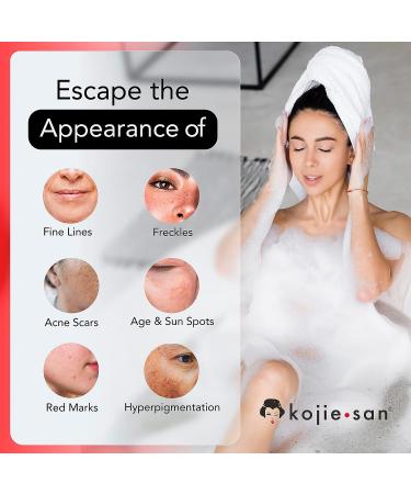 Kojie San Skin Brightening Soap - Original Kojic Acid Soap for Dark Spots, Hyperpigmentation, Scars - 2 Big Bars (135g) with Coconut & Tea Tree Oil - Buy Online on GoSupps.com