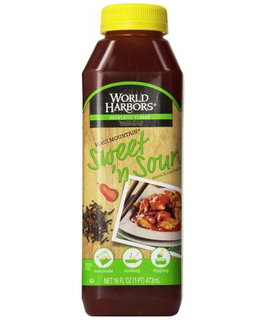 World Harbors Maui Sweet and Sour Sauce, 16-Ounce Bottles (Pack of 6)