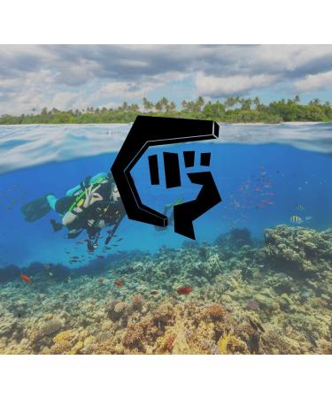 GASHER Scuba Diving Knife with Leg Straps & Sheath - Lightweight Razor Sharp Spearfishing, Snorkeling, Hunting & Rescue Tool - Buy Online on GoSupps.com