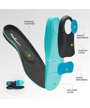 OrthoComfoot Men's Plantar Fasciitis Foot Pain Relief Loafers - 8 W4 Light Grey - Buy Online on GoSupps.com