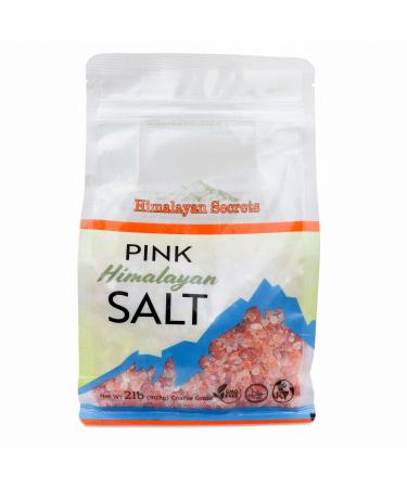 2 LB Himalayan Dark Pink Salt - 100% Natural & Unrefined by Himalayan Secrets - Coarse - Fine - Powder (Coarse)