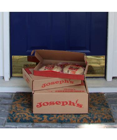 Joseph's Lavash Bread Value 3-Pack - Flax Oat Bran & Whole Wheat - Reduced Carb - Fresh Baked - 12 Flatbreads Total - Buy Online on GoSupps.com