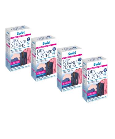 4 x Boxes Of Dry Cleaner Tumble Dryer Sheets & Stain Remover Wipes Fragrance Free Cloths