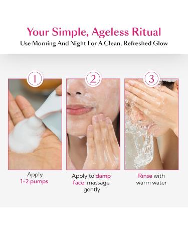AgelessLX Milky Foaming Oil Cleanser for Face - Hydrating Cleanser for Dry Skin - Oil-to-Foam Face Wash with MacadamiaOil Squalane and Aloe Vera Deep Clean Makeup Removal - 50 mL All Skin Types - Buy Online on GoSupps.com