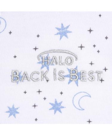 Halo Baby Sleeping Bag Swaddle | 1.5 TOG SleepSack | Blue Moons 100% Cotton | Easy Access Zip | Wearable Blanket for Newborns | Boys & Girls 0-3 Months - Buy Online on GoSupps.com