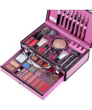 Lencyotool Makeup Set - Complete Cosmetics Palette & Suitcase for Face Eyes and Lips | Perfect Gift for Everyone - Buy Online on GoSupps.com