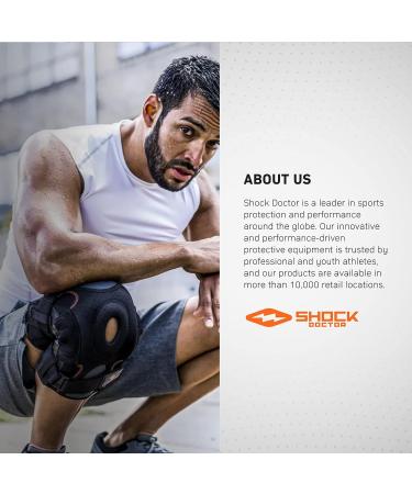 Shock Doctor 870 Knee Brace - Knee Support for Stability | Meniscus Injuries, Ligament Sprains | Men & Women - Large (1 Unit) - Buy Online on GoSupps.com