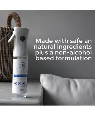 NCLEAIR Pet Odor Eliminator Spray 10 fl. oz. - Ultra Fine Mist Air Freshener for Home, Bathroom, Car - Non-Alcohol Deodorizing Formula - Buy Online on GoSupps.com