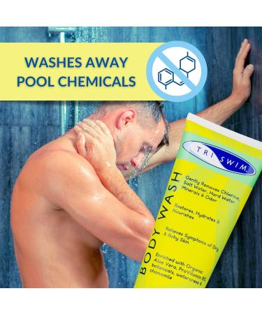  TRISWIM TRISWIM Anti-Chlorine Body Care Set for Swimmers After-Swim Body Wash and Lotion Swimmer's Shower Gel and Body Moisturizer for Dry Skin - 2 x 251 ml - Buy Online on GoSupps.com