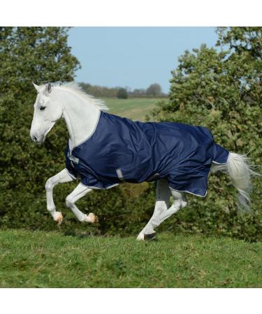 Shop Bucas Freedom Turnout 140 Horse Blanket - Light Navy/Silver - International Shipping - Buy Online on GoSupps.com