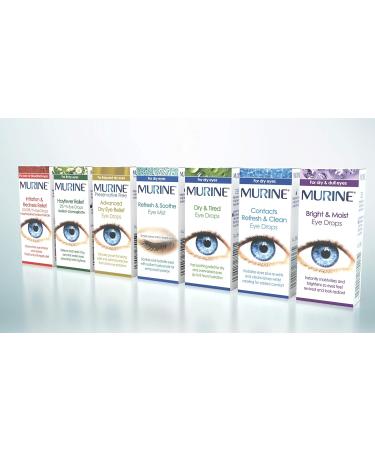 Murine Bright & Moist Eye Drops 15ml - Brighten, Whiten, and Relieve Dry Eyes - Buy Online on GoSupps.com