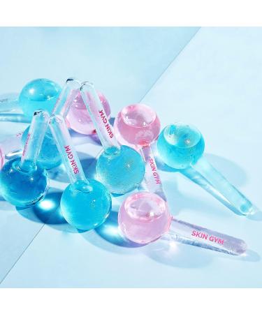 Skin Gym Ice Globe Beauty Balls: Cold Roller Massager for Face & Eyes - Reduce Puffiness, Pores, and Wrinkles - Pink - Buy Online on GoSupps.com