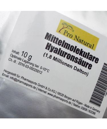 Pro Natural Hyaluronic Acid Powder 20g - Ultimate Hydration & Skin Renewal for All Skin Types - Buy Online on GoSupps.com