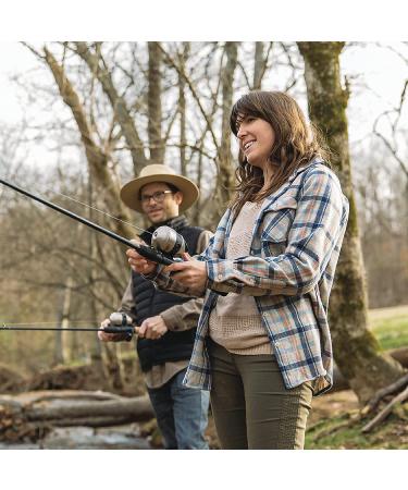 Zebco 33 Spincast Reel & Fishing Rod Combo | 6ft, Quickset Anti-Reverse, Bite Alert | Comfortable EVA Handle | SilverBlack - Buy Online on GoSupps.com