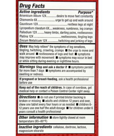 NatraBio Restless Legs Relief - 60 Tablets | Fast International Shipping - Buy Online on GoSupps.com