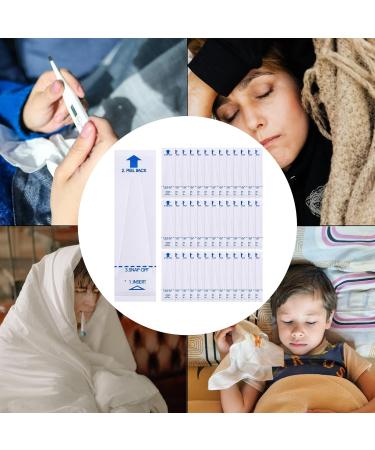Longhao 100 Pack Disposable Thermometer Covers - Universal Protective Caps for Digital Thermometers - Premium Thermometer Accessories (White) - Buy Online on GoSupps.com