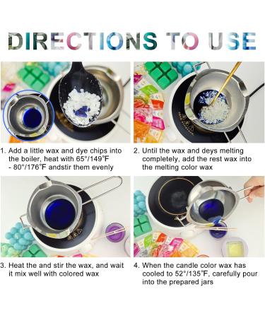 NOSTOSON Candle Dyes - 16 Colors Soy Wax Dyes for Candle Making | Color Chips & Flakes Upgrade - Buy Online on GoSupps.com