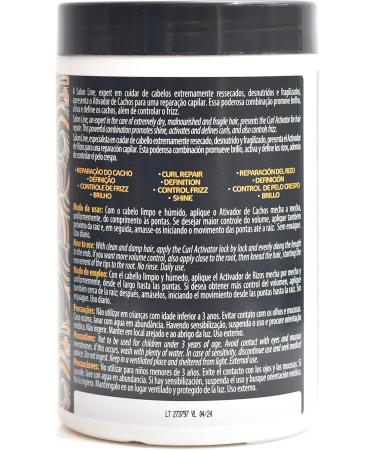 Salon Line Curls Activator Arginine Reconstruction S.O.S 1kg Promotes extreme shine and hair reconstruction - Buy Online on GoSupps.com