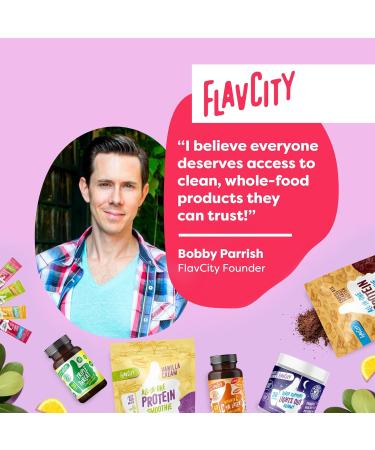 FlavCity Grass Fed Whey Protein Powder - Variety Pack - 25g Protein & 10g Collagen - 5 Single Serve Packets - Made with Organic Reishi & Cordyceps - Gluten Free & No Added Sugars - Buy Online on GoSupps.com