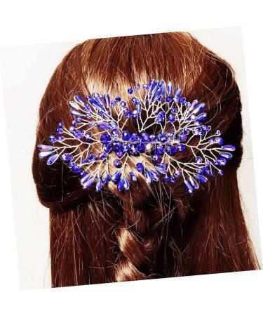 DOITOOL Bridal Crystal Hair Comb Bride Headpieces for Wedding Bridesmaid Hair Comb Wedding Hair Clips Wedding Hair Comb Rhinestone Hair Clip Headgear Miss Blue Crystal Alloy - Buy Online on GoSupps.com