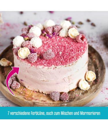 Decocino Pink Color Paste | 20g Azo-Free & Gluten-Free Food Color for Cakes Fondant & Creams - International Shipping - Buy Online on GoSupps.com