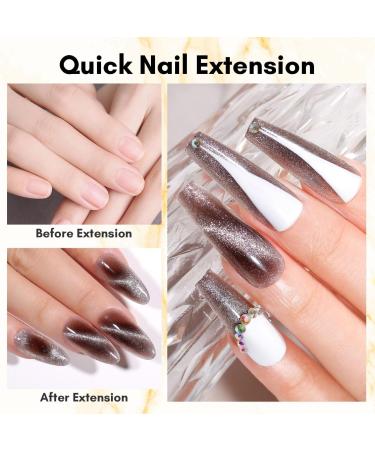 Makartt Poly Nail Gel 50ML Builder Gel in White Pink Nude Clear Rosy for Nail Extension - Woodland Mystery Collection - Buy Online on GoSupps.com