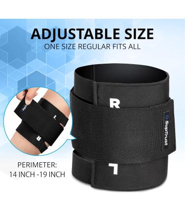 Suptrust Sciatica Pain Relief Device for 14-19 Inch Calves | ReActive+ Brace with Pressure Pad for Maximum Sciatica Pain Relief - Buy Online on GoSupps.com
