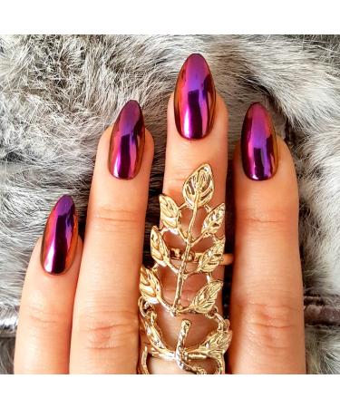 Chameleon Chrome Mirror Nail Powder - Brown/Purple | International Shipping Available - Buy Online on GoSupps.com