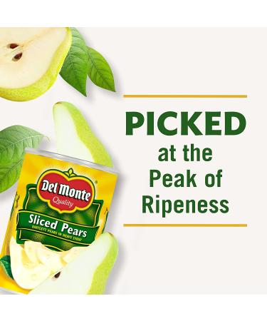 Del Monte Bartlett Sliced Pears in Heavy Syrup 15.25oz Can - Buy Online on GoSupps.com