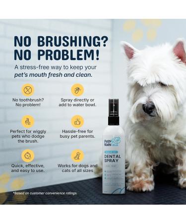 Pets Are Kids Too Premium Pet Dental Spray - 8oz | Eliminate Bad Breath & Gum Disease | No Brushing Needed | Digestive Aid | 1 Bottle - Buy Online on GoSupps.com