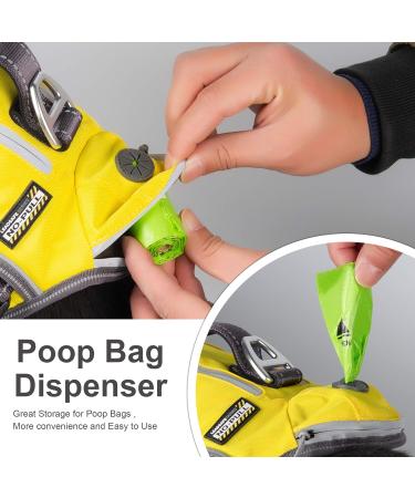 Fida Dog Harness No Pull with Handle Heavy Duty Dog Pack Hound Dog Saddle Bag Backpack for Travel Camping Hiking Small Dog with 2 Hidden Side Pockets (S Yellow) Small (Neck:34-48cm Chest:44-54cm) - Buy Online on GoSupps.com