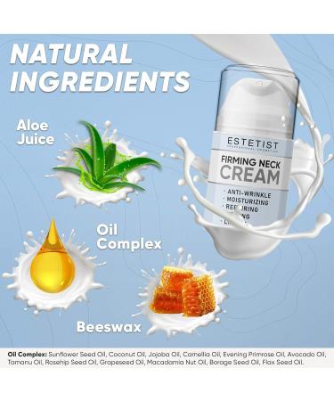 ESTETIST Caffeine Infused Eye Lift Cream - Brightens Dark Circles, Firms Under Eye Bags, & Tightens Sagging Skin - Neck & Chest Firming Cream - Buy Online on GoSupps.com