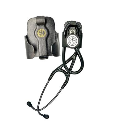 LuxeClip: Embrace Elegance and Functionality - Modern and Sleek Stethoscope Holder Crafted with Premium Leather - Compatible with ADC, MDF, Adscope, and Littmann Models - Reduce Neck Strain & Keep Your Stethoscope Secure