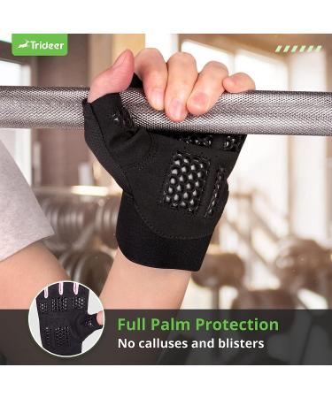 Trideer Breathable Workout Gloves for Women - Pink Small (6.3-7.1 in) | Weight Lifting, Gym, Exercise, Training, Rowing, Biking - Buy Online on GoSupps.com