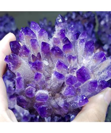 Room Decoration Amethyst Rough Stone 1pc Natural Crystal Cluster Amethyst White Ore Purple Quartz Stone Raw Crystals (Size : 350-400g) - Buy Online on GoSupps.com