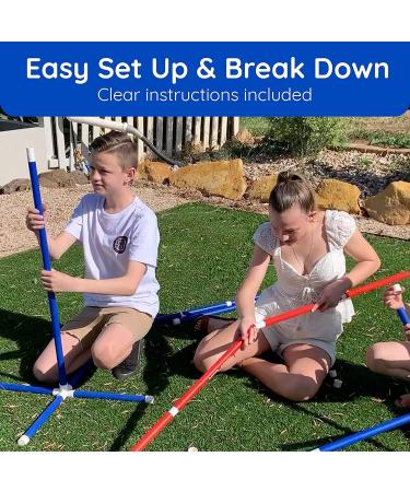 Giggle N Go Limbo Game Set - Fun Outdoor Game for Kids and Adults | Ideal Yard, Backyard, and Lawn Games for Family Parties and Gatherings - Buy Online on GoSupps.com