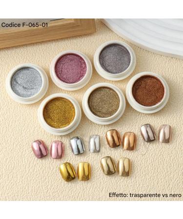 Ensemble de poudre chrom pour 6 couleurs scintillantes pour ongles chrom s | Girls Mirror Effect Pigment d'ongles Poussi re Ongles Brillant Pour Festival Rendez-vous Maquillage Halloween 01 - Buy Online on GoSupps.com