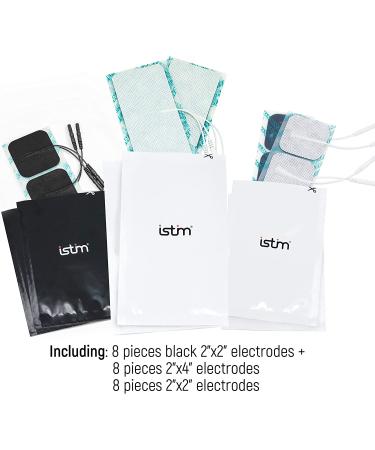 iSTIM EV-805 TENS EMS 4 Channel Combo Machine - Muscle Stimulator for Back Pain Relief - 24 Programs/Backlit - Includes Electrodes Pads - Buy Online on GoSupps.com