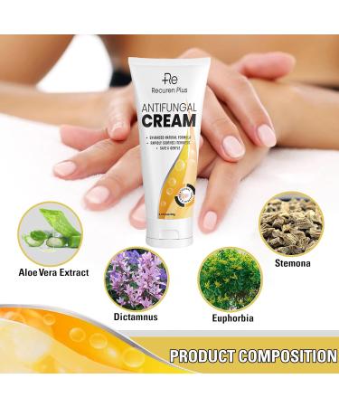 Antifungal Cream for Athletes Foot, Ringworm & Jock Itch - Anti Fungal Skin Treatment for Adults - Sensitive Skin Formula - Buy Online on GoSupps.com