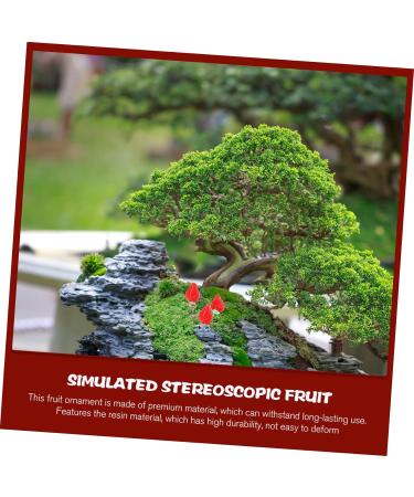 Zerodeko 60 Pcs Simulation Three-dimensional Fruit Minatures Crafts Artificial Fruit Toy Fruit Charms Strawberry Blue Plant Pots Indoor Miniatures Cake Decorations Phone Case Resin Earrings - Buy Online on GoSupps.com