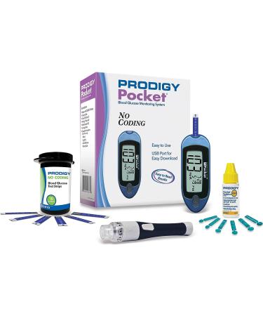 Prodigy Pocket Blood Glucose Monitoring System - Complete Kit for Accurate Results - Buy Online on GoSupps.com