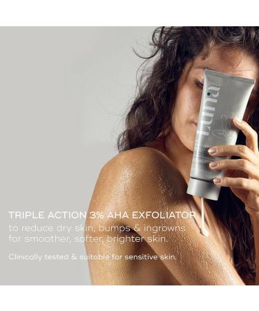 Everywhere Exfoliator 180ml | Natural Vegan Body Scrub with Glycolic & Lactic Acid | Hydrating AHA Formula with Vitamin E | Gentle Daily Use | pH Balancing | Travel Size - Buy Online on GoSupps.com