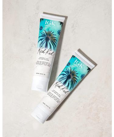 IGK RICH KID Coconut Oil Air-Dry Styler - 5 Fl Oz - Long-Lasting Natural Waves | Pack of 1 - Buy Online on GoSupps.com