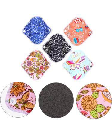 Organic Washable Napkin Panty Liners for Women - 5Pcs Kit - Buy Online on GoSupps.com