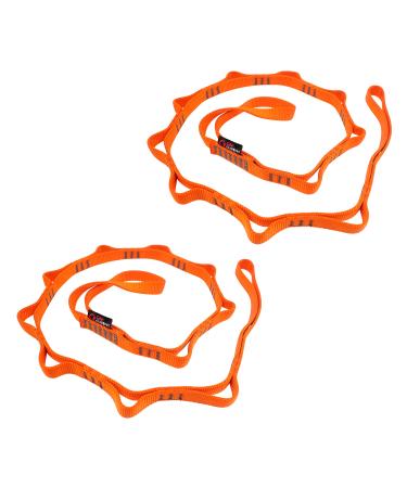 GM CLIMBING 16mm Nylon Daisy Chain Sling 22kN 120cm / 48in CE UIAA Certified for Leading Aid Climb Ascender Rigging Hammock Suspension Pack of 2 - Buy Online on GoSupps.com