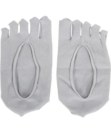Toe Socks for Women Low Cut Polyester Socks to Absorb Sweat gray - Buy Online on GoSupps.com